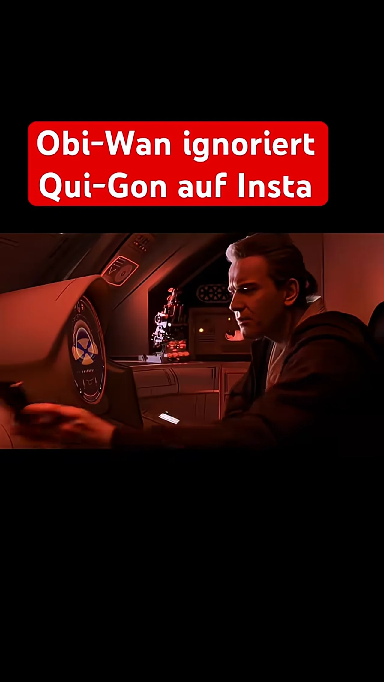 #starwars #obiwankenobi #obiwan #quigon #parodie #instagram