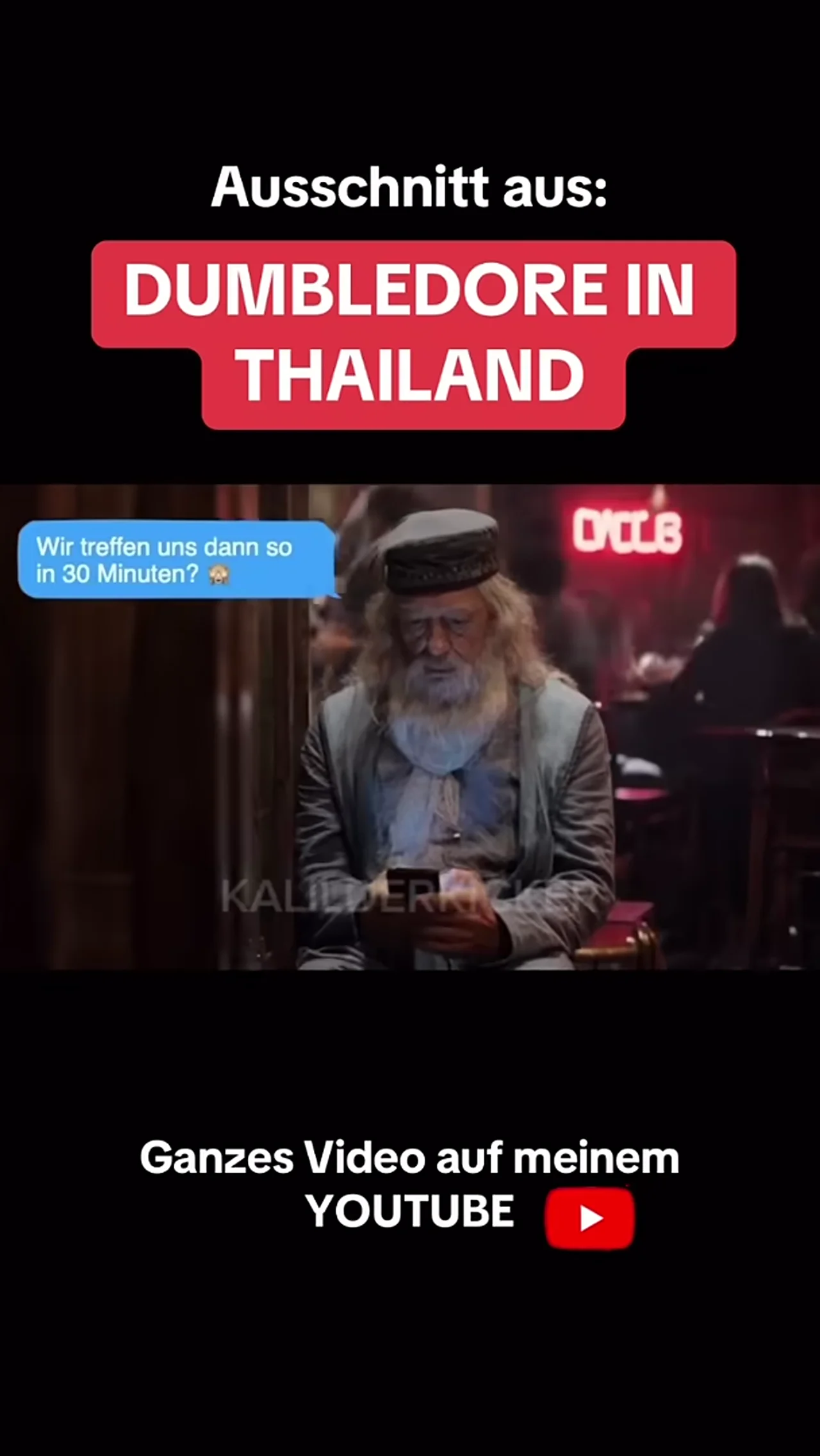 dumbledore wird versetzt #harrypotter #harry #dumbledore #parodie #thailand #tinder