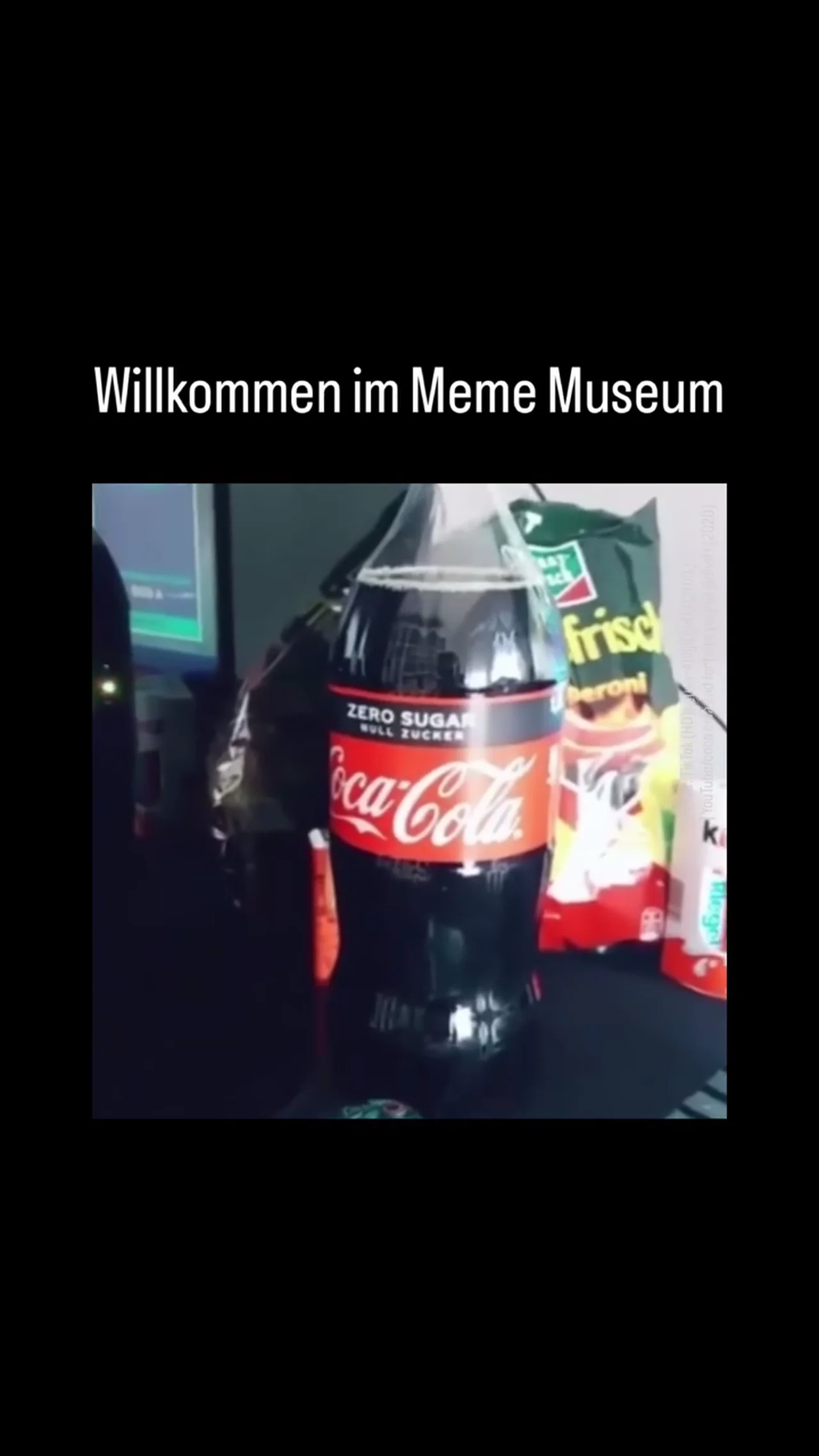 Meine Mama hat mir erlaubt das ich Cola trinken darf