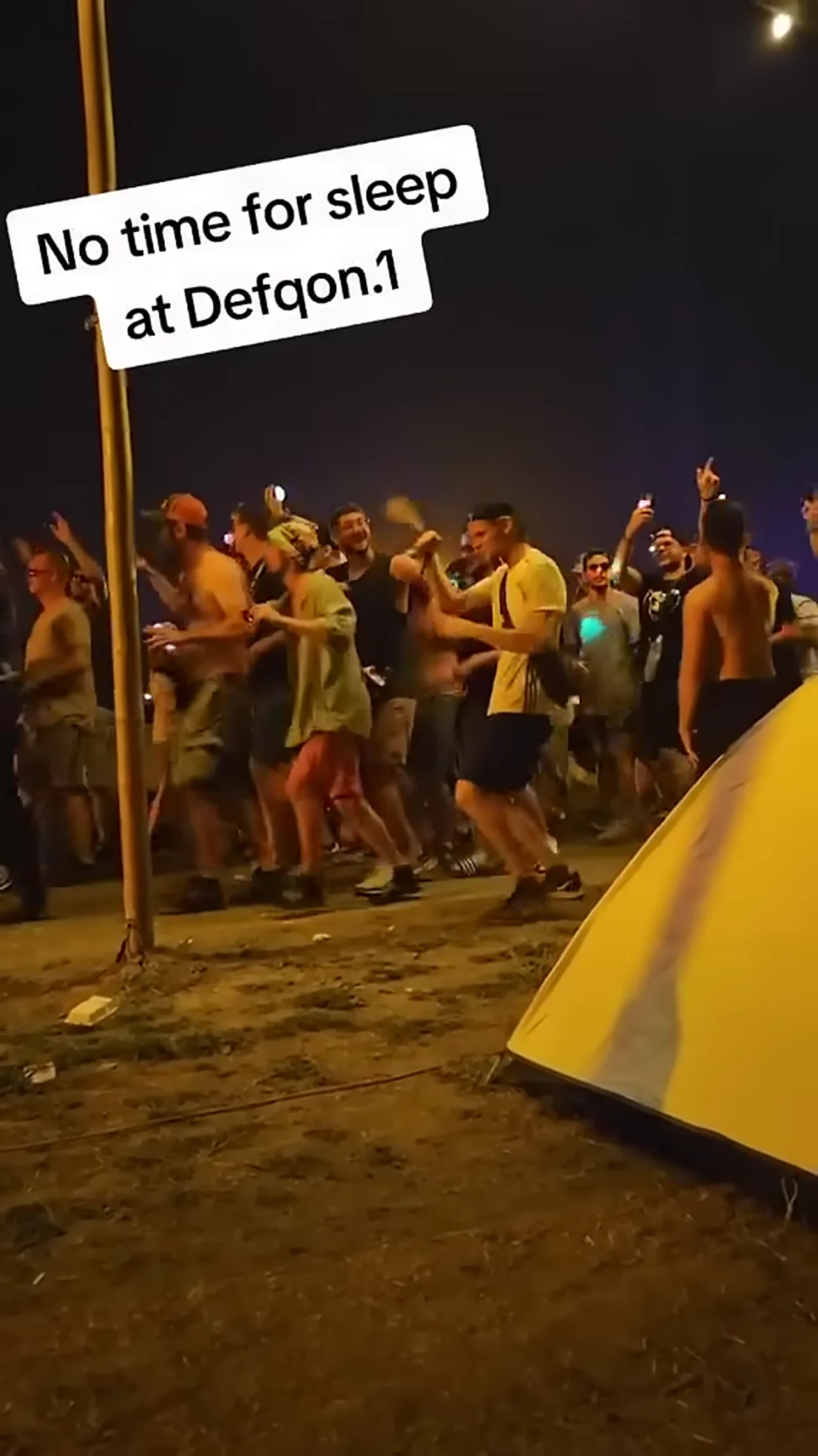 Defqon.1 camper boys are like 😂 | Can you guess the song they hum?