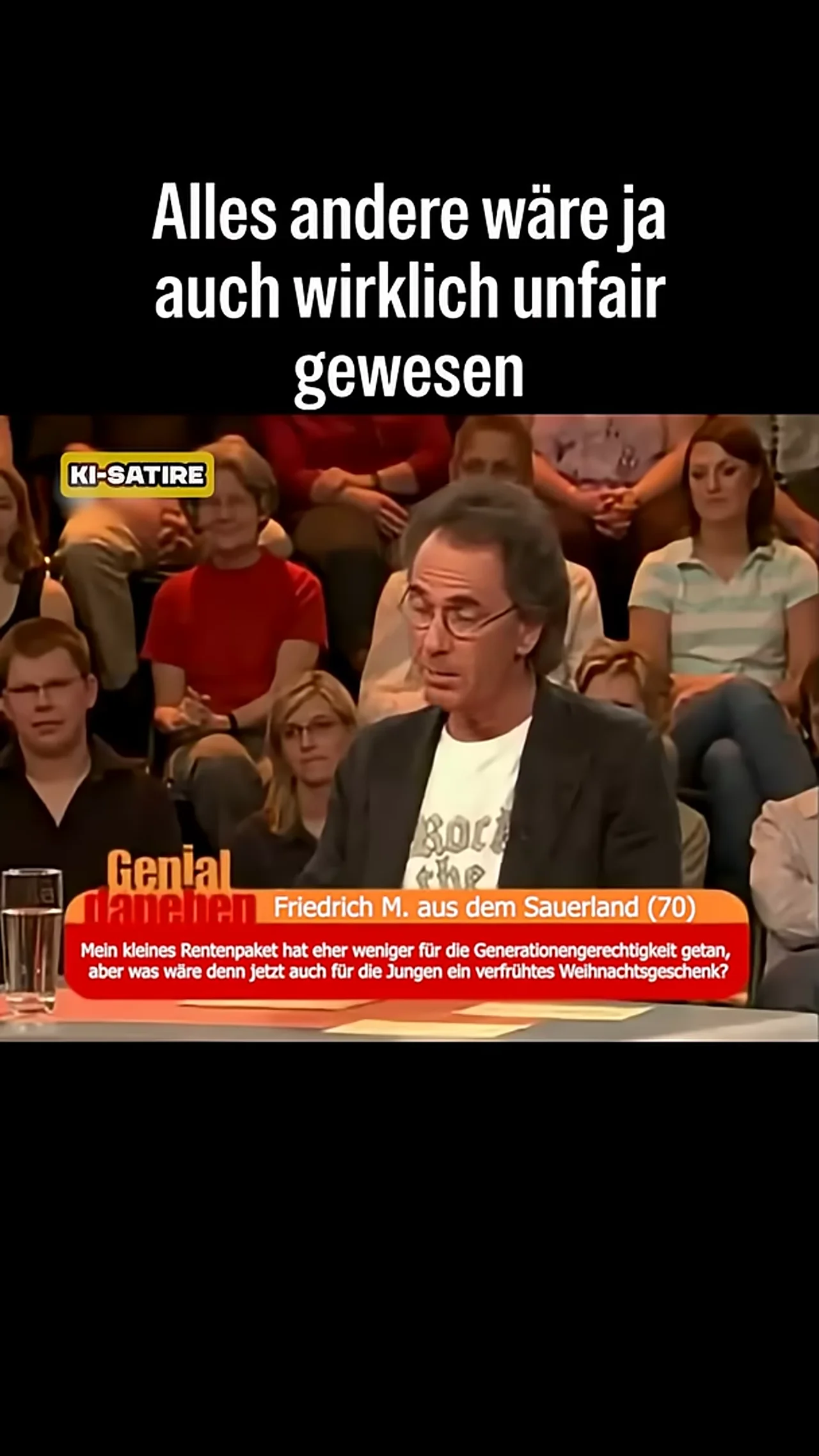 Alles andere wäre ja auch wirklich unfair gewesen #fake #ki #satire #schlantologie