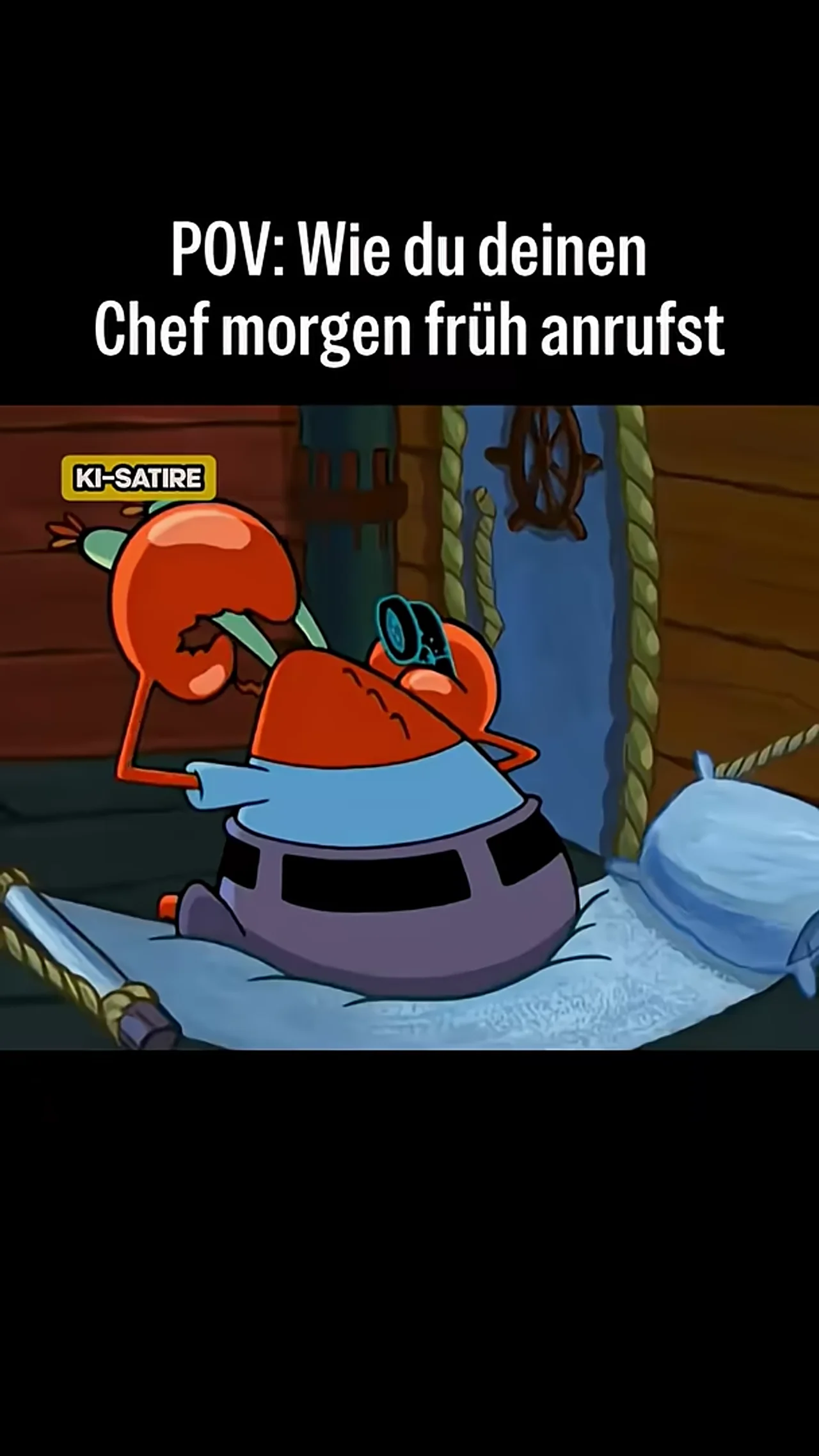Arbeitnehmer hassen diesen Trick #ki #fake #spongebob #satire #schlantologie