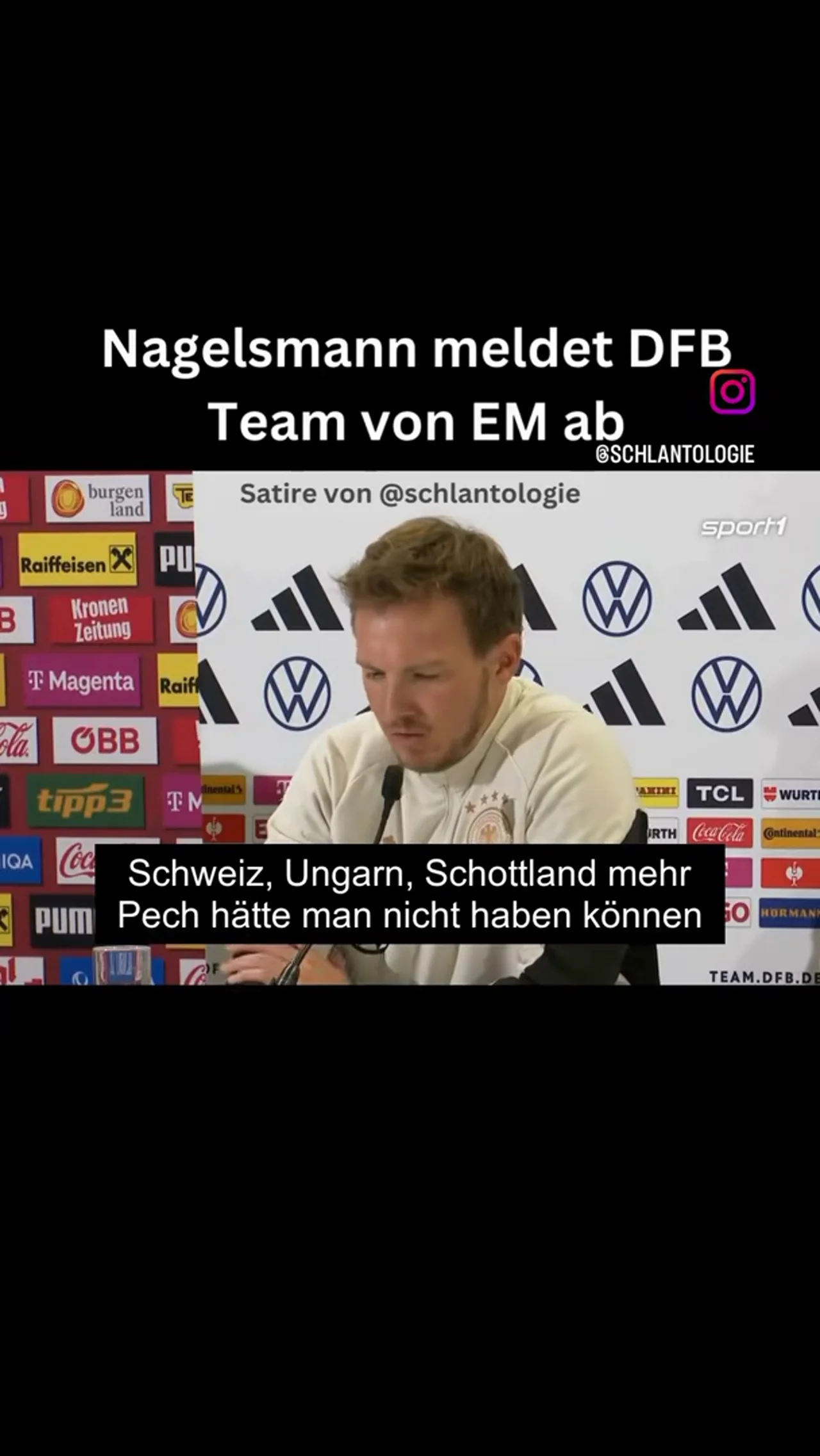 Nagelsmann meldet DFB Team von EM ab #satire #witz #fake #ki