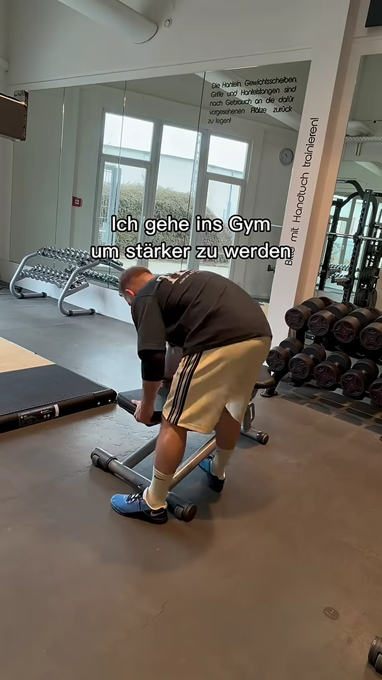 Ich gehe ins Gym um stärker zu werden. #fitness