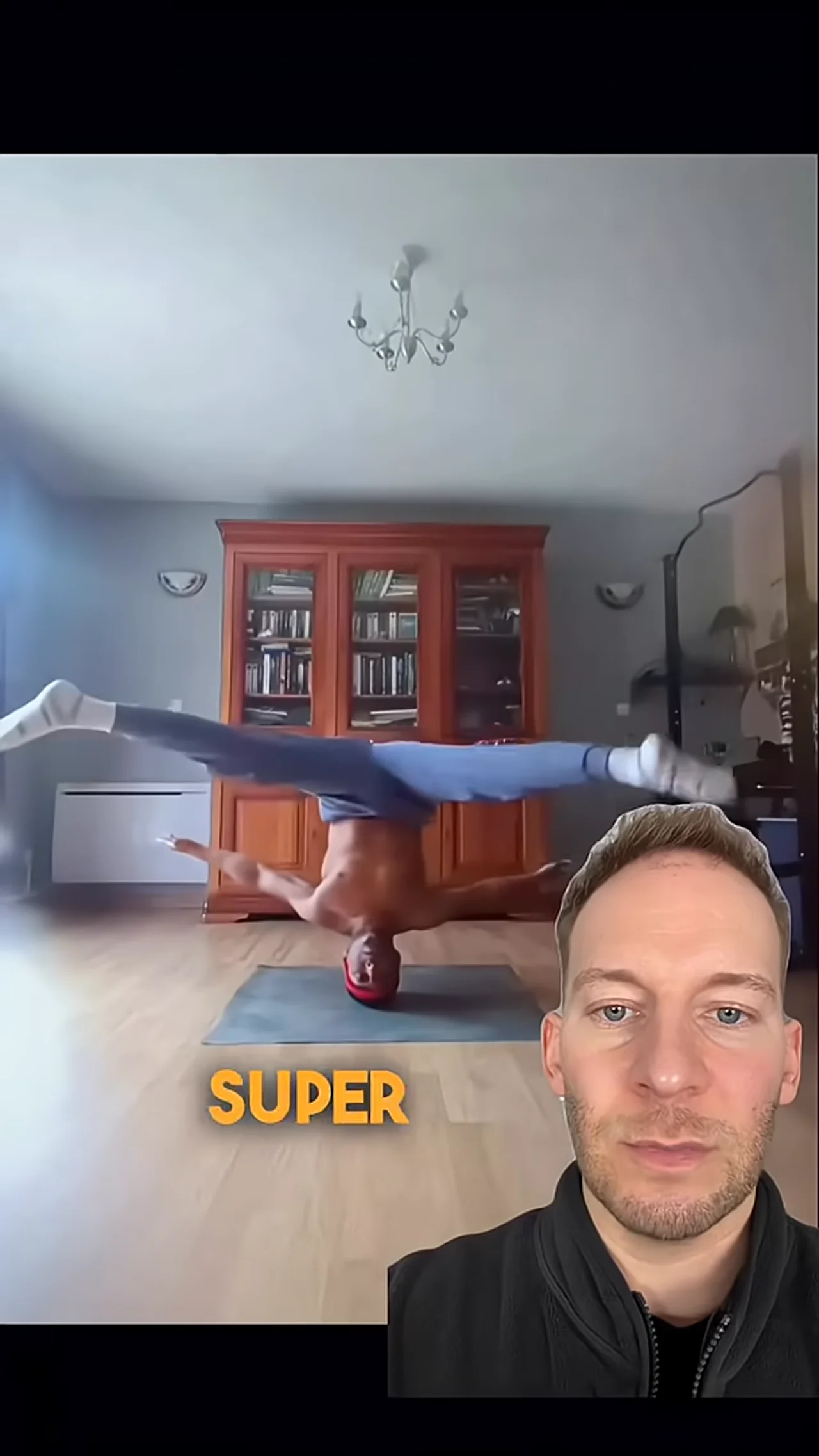 Handstand für Anfänger mit Drehmoment #fitness