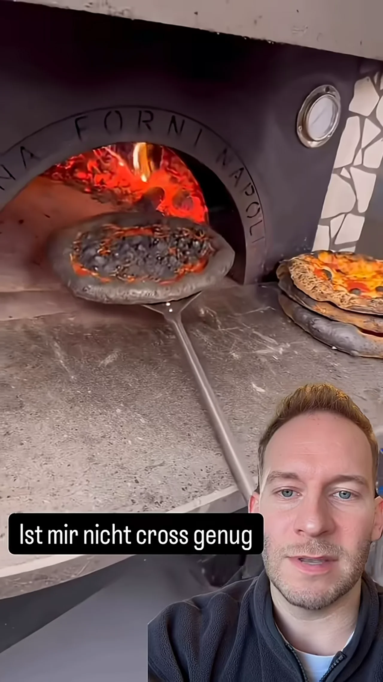 Die muss nochmal in den Ofen