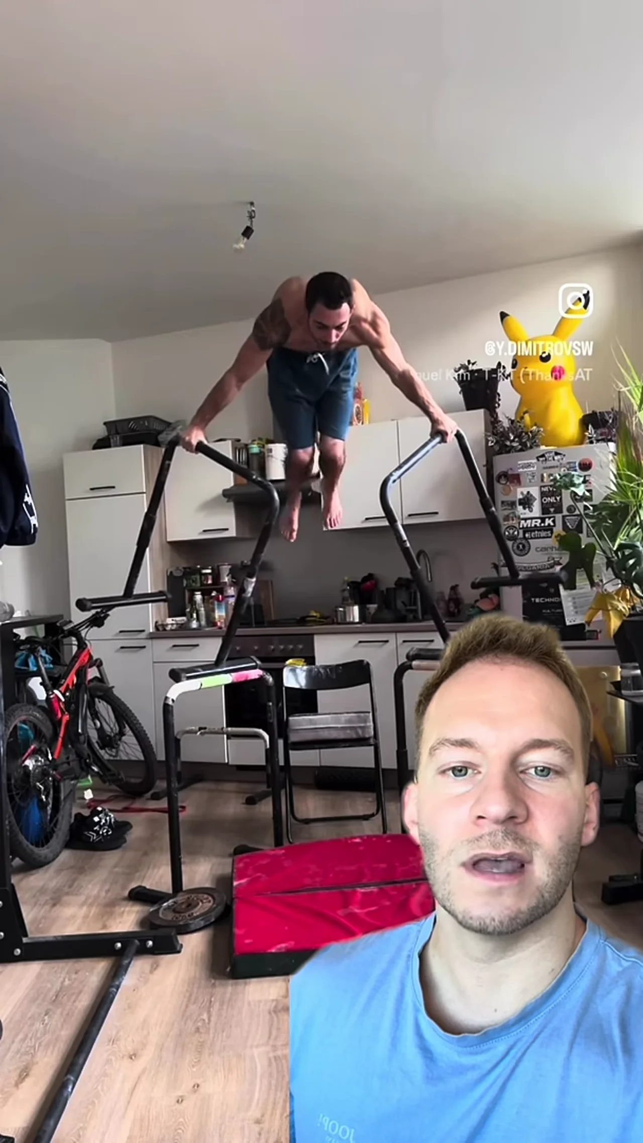 Einfache Übung zum nachmachen #fitness #lustig #gym
