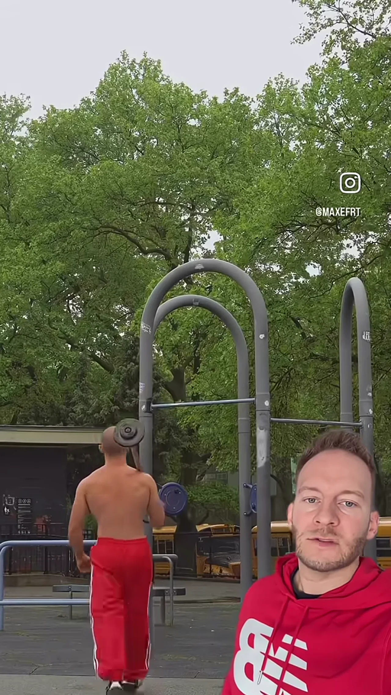 Fitness Übung Spielplatz