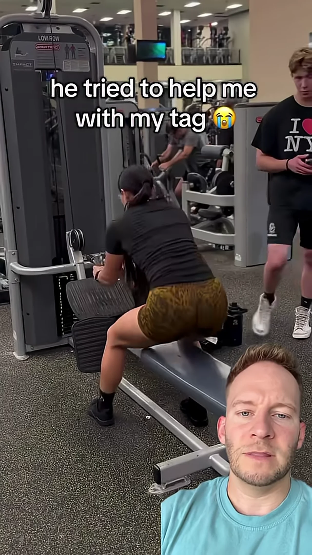 Wichtiger Tipp für euch falls im Gym mal jemand ein Etikett hängen hat.