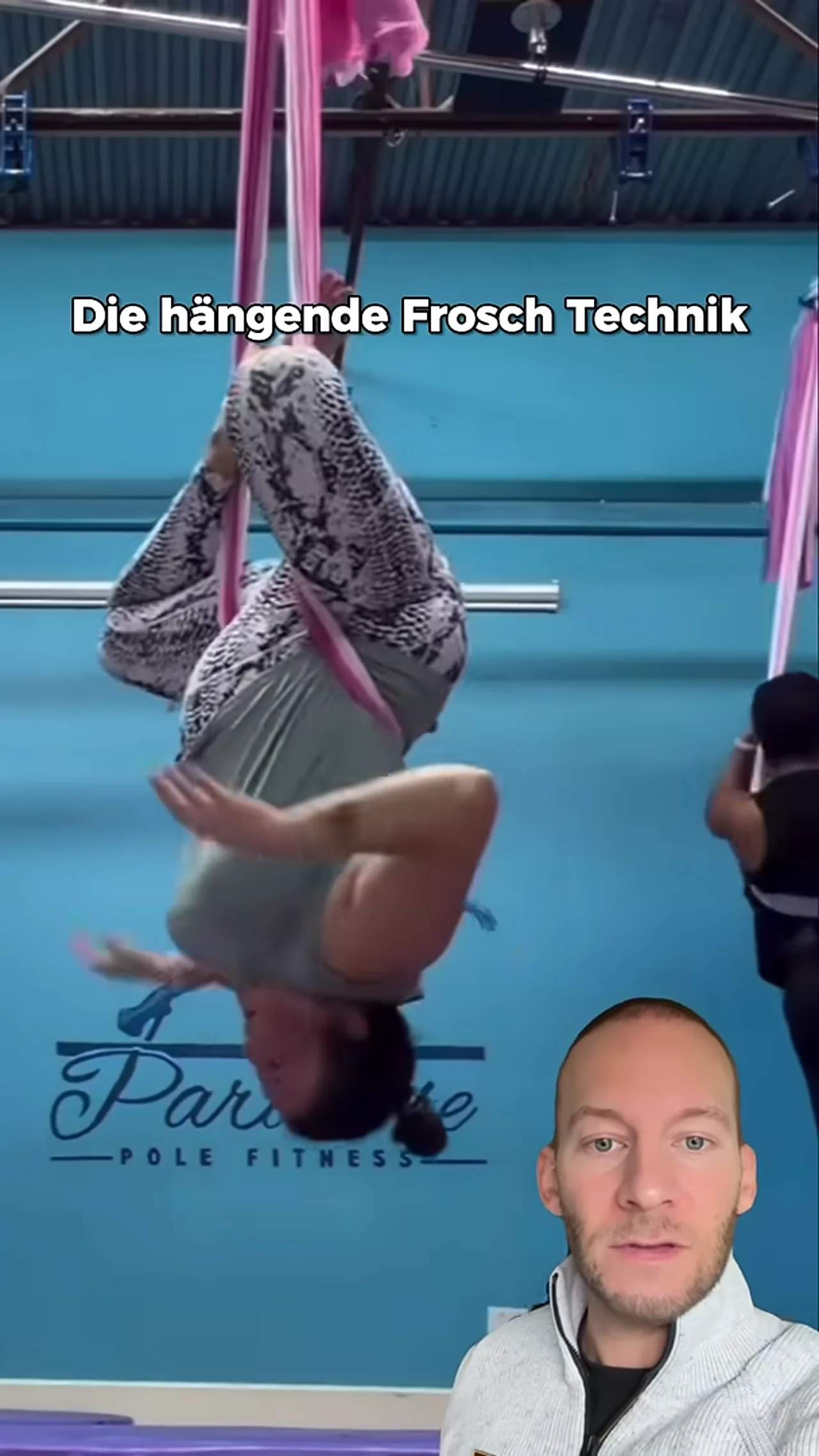 Die hängende Froschtechnik