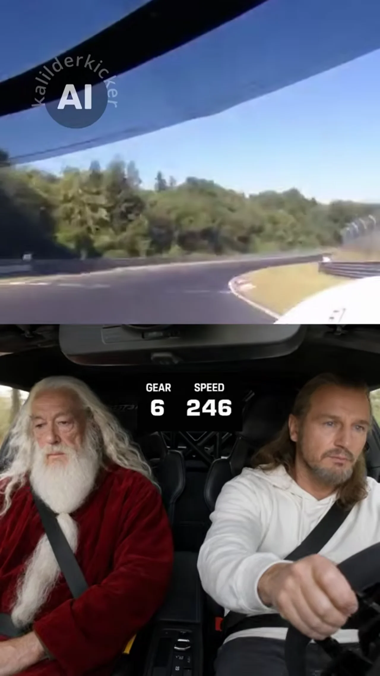 Qui-Goon fährt auf der Nordschleife
