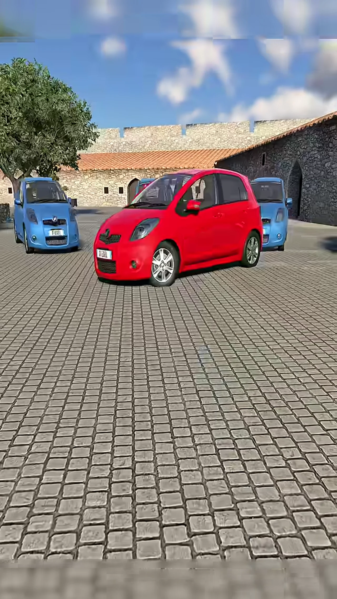 Toyota Yaris meme #shorts #toyota #yaris #beamngdrive