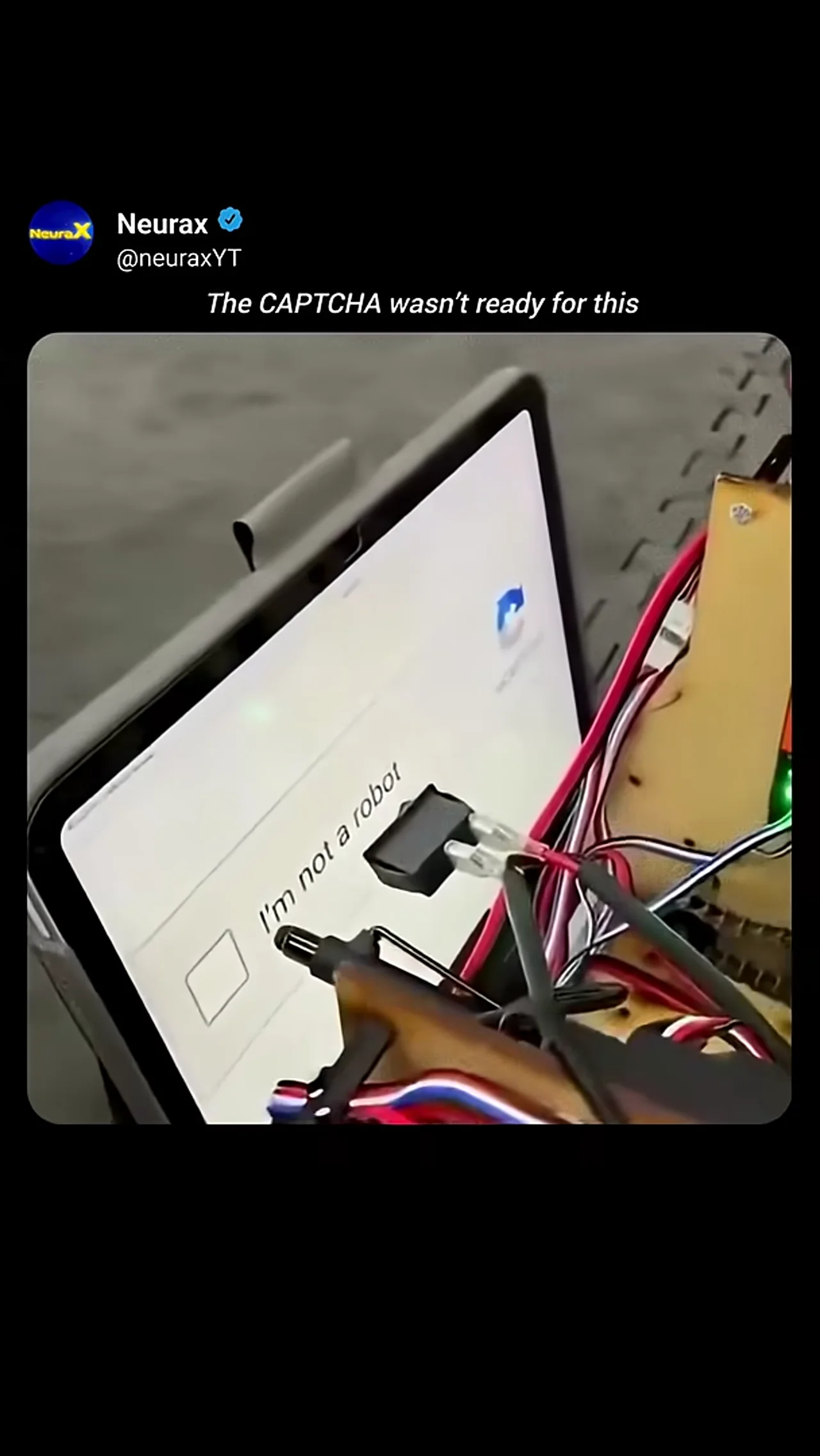 When a robot passes the CAPTCHA test...