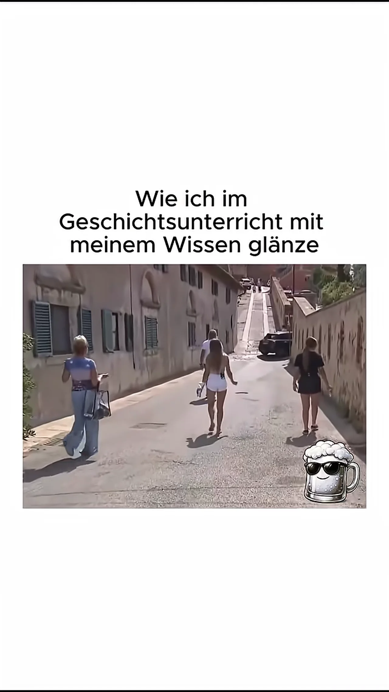 Ich in Geschichte, wenn ich endlich mit meinem Wissen glänzen kann 😂📚