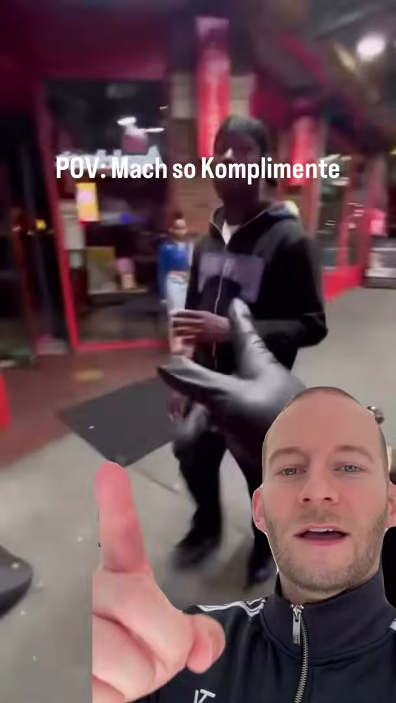 Umwerfendes Kompliment